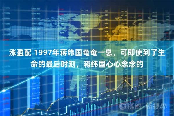 涨盈配 1997年蒋纬国奄奄一息，可即使到了生命的最后时刻，蒋纬国心心念念的